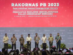 Dibuka Jokowi, Gubernur Andi Sudirman Ikuti Rakornas Penanggulangan Bencana Tahun 2023