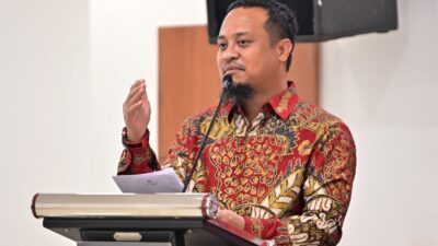 Gubernur Andi Sudirman Sulaiman Beri Sambutan pada Rakor Tiga Pilar DPD PDIP