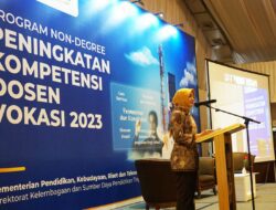 Tingkatkan Kualitas Dosen, Ditjen Pendidikan Vokasi Targetkan 784 Dosen Ikut Pelatihan Kompetensi