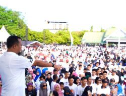 Gubernur Andi Sudirman Jalan Anti Mager Bersama 30 Ribu Masyarakat di Pinrang