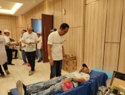 Bantu Cukupi Stok Darah PMI, Insan Pegadaian Makassar Ramai-ramai Donor