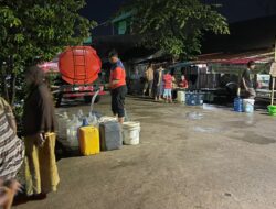 BPBD Sulsel Bantu Distribusi Air Bersih di Ratusan Rumah Warga di Kompleks Kodam 3 Makassar