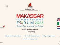 Makassar Investment Forum Apeksi 2023 Hadirkan 9 Negara Maju