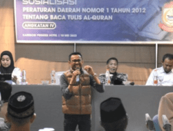 Sahruddin Said Sosialisasikan Perda Baca Tulis Alquran, Ini Pesannya