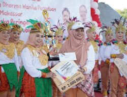 Serahkan Hadiah Pemenang SKJ, Ketua DWP Makassar Harap Budaya Senam Bisa Bekelanjutan