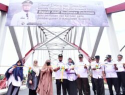 Jembatan Pacongkang Jadi Kebanggaan Warga Soppeng, Bupati Kaswadi Usulkan Diberi Nama Jembatan Andalan