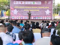 Danny Pomanto, Kapolrestabes dan Forkopimda Deklarasi Pemilu Damai dan Aman di Makassar