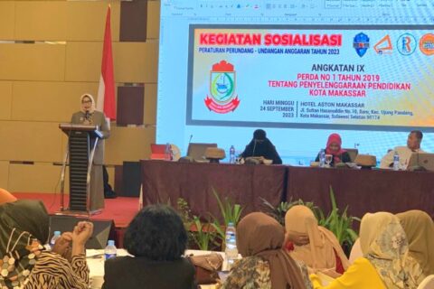 Apiaty Amin Syam Ingin Semua Anak Makassar Harus Bersekolah