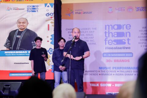Dispar Kota Makassar Promosikan Produk Lokal Kota Makassar Melaui More Than Fest 2023