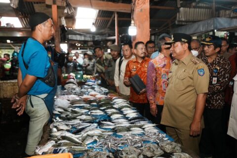 Operasi Pasar Jelang Natal dan Tahun Baru di Makassar, Pj Gubernur Bahtiar Kunjungi Pasar Toddopuli