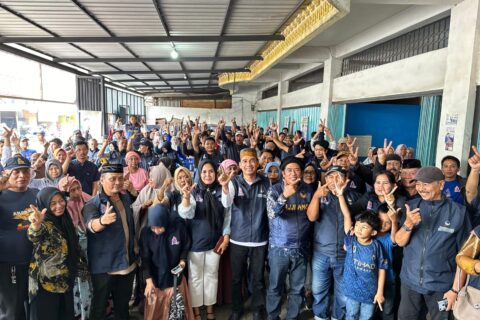 Rudianto Lallo Resmikan Posko Pemenangan Anak Rakyat Wilayah Utara Makassar