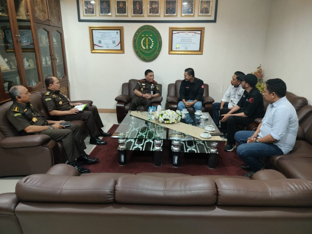 Terima Audiens Dengan SMSI, Kejati Sulsel Dorong Pencegahan Korupsi Bersama Media