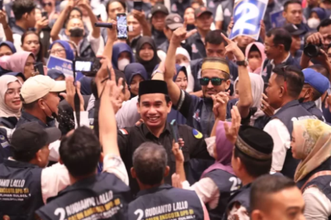 2.022 Spartan Anak Rakyat Siap Antarkan Rudianto Lallo Menangi Pileg 2024