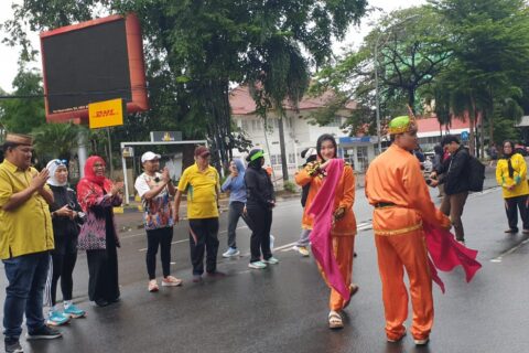 Dekranasda Sulsel Hadiri Promosi Karawo Khas Gorontalo di CFD Sudirman