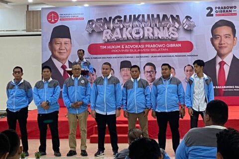 TKD Prabowo-Gibran Sulsel Samakan Persepsi Penanganan Kasus Hukum