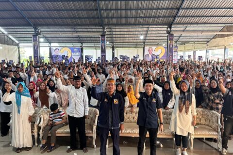 Kukuhkan 1.000 Spartan Anak Rakyat Takalar, Rudianto Lallo Optimistis Raih Kemenangan di Pileg