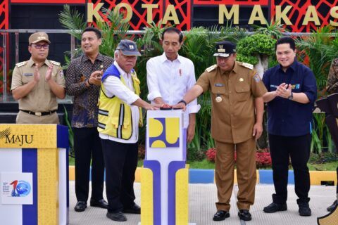 Presiden Jokowi Resmikan IPAL Senilai Rp1,2 Triliun di Makassar