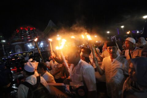 153 Kelurahan Ramaikan Festival Takbir dan Pawai Obor Wujud Makassar Kota Festival Tepian Air