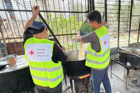 Krisis Pangan di Gaza, PMI Lanjutkan Layanan Dapur Umum