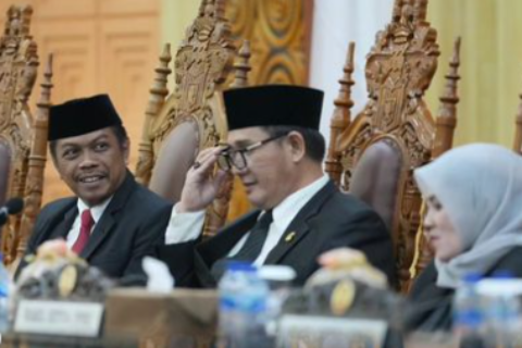 Bapenda Kota Makassar Hadiri Rapat Paripurna DPRD Kota Makassar