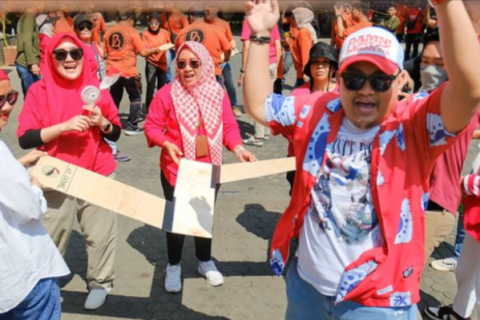 Semarak HUT Kemerdekaan RI ke-79 di Bapenda Makassar