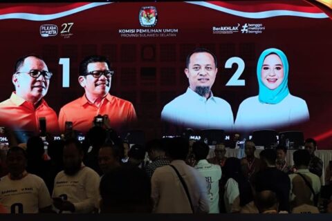 Andalan Hati Kantongi Nomor Urut 2 di Pilgub Sulsel 2024
