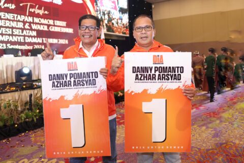 Pilgub SULSEL! Danny Pomanto: Insyaallah Nomor 1 Adalah Nomor Kemenangan