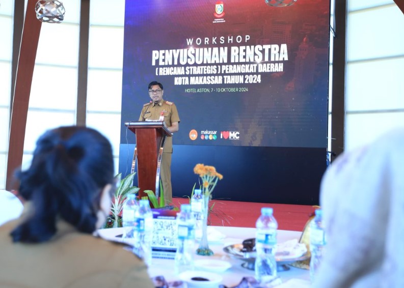 Pj Sekda Makassar Resmi Buka Workshop Penyusunan Renstra 2024 untuk Dukung RPJMD 2025-2029