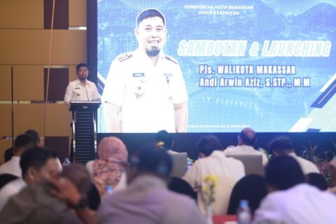 Pjs Wali Kota Makassar Luncurkan Aplikasi SRIKANDI, Dorong Penggunaan Tanda Tangan Elektronik di Seluruh OPD