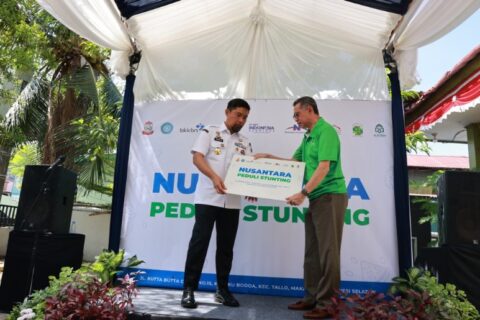 Pjs Wali Kota Makassar Resmikan Program CSR “Nusantara Peduli Stunting” untuk Tekan Angka Stunting di Kota