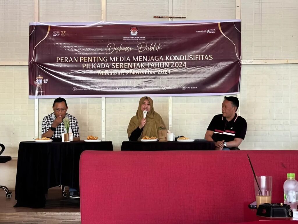 KPU Sulsel Ajak Media Berperan Aktif Jaga Kondusivitas Pilkada 2024 melalui Pemberitaan yang Akurat dan Berimbang