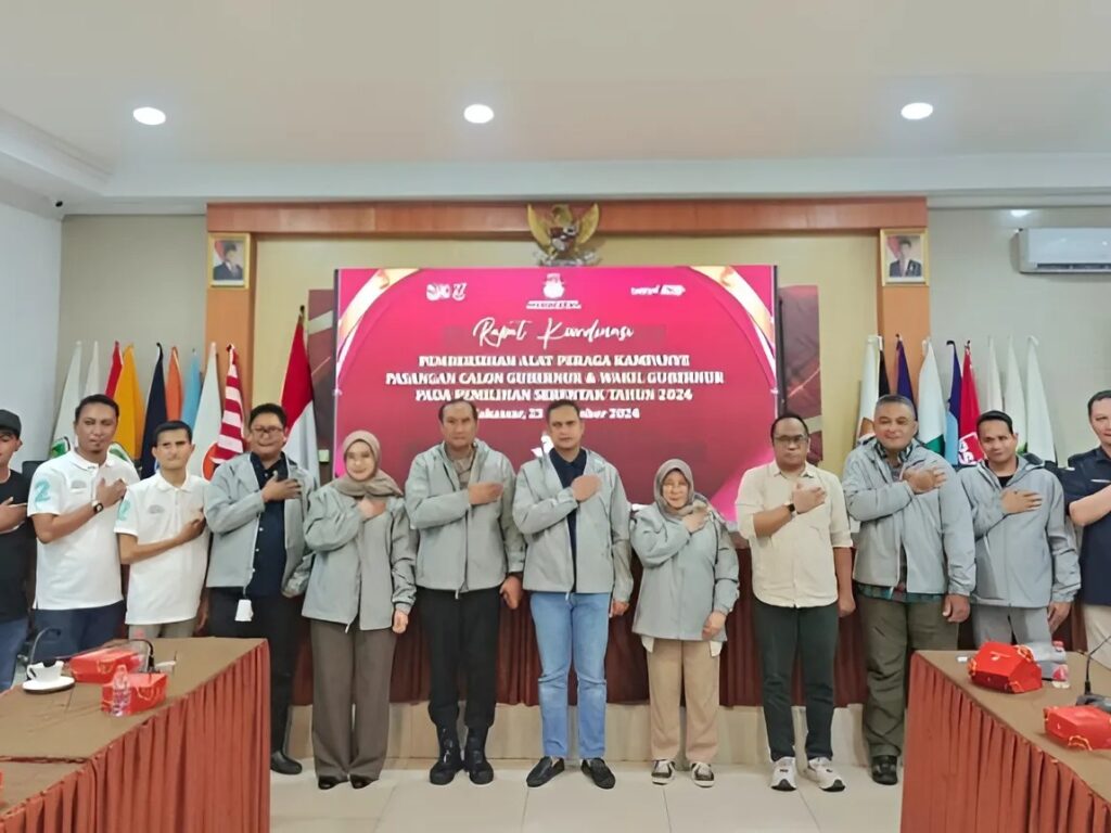 KPU Sulsel Gelar Rakor Pembersihan APK Jelang Pemungutan Suara Pilgub 2024
