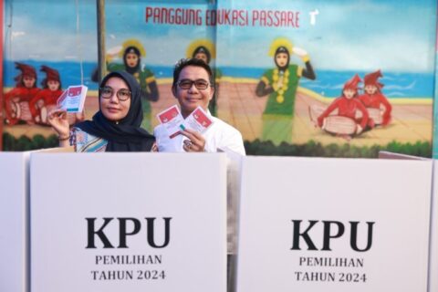Pj Sekda Makassar Irwan Adnan Gunakan Hak Pilih di Pilkada Serentak 2024