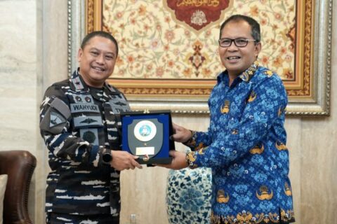Wali Kota Makassar Sambut Silaturahmi Danlantamal VI, Perkuat Sinergi untuk Kota Sombere