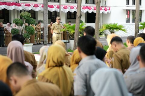 Danny Pomanto Pimpin Apel Perdana Setelah Cuti Kampanye Tekankan Netralitas ASN Wujudkan Pilkada Damai