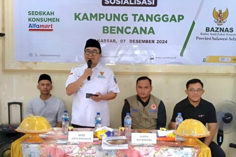 Baznas Sulsel dan BPBD Makassar Luncurkan Kampung Tanggap Bencana di Kelurahan Katimbang