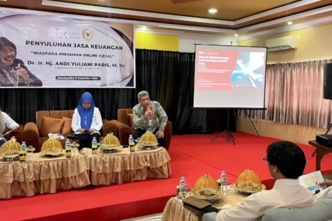 OJK Sulselbar Gelar Edukasi Keuangan di Bulukumba, Waspadai Pinjaman Online Ilegal
