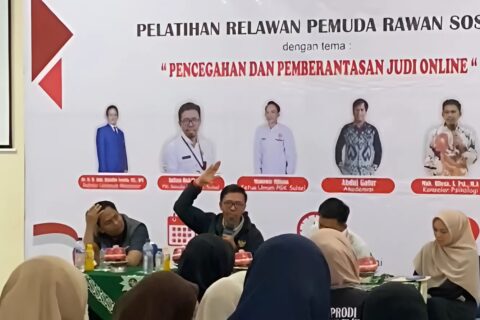 Diskominfo SP Sulsel Gandeng Mahasiswa Unismuh Kampanyekan Bahaya Judi Online