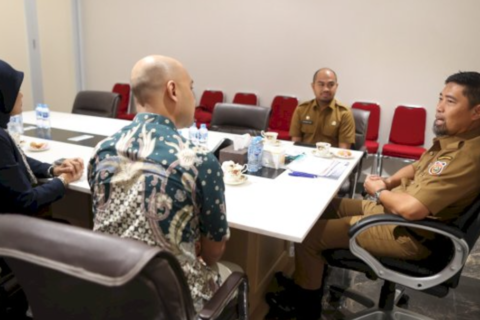 GATF 2024, Muhammad Roem Turut Dampingi Pjs Wali Kota Makassar Terima Kunjungan GM Garuda Indonesia