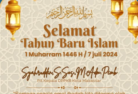 PLT Kepala DPPKB Kota Makassar Ucapkan Selamat Tahun Baru Islam 1446 Hijriah