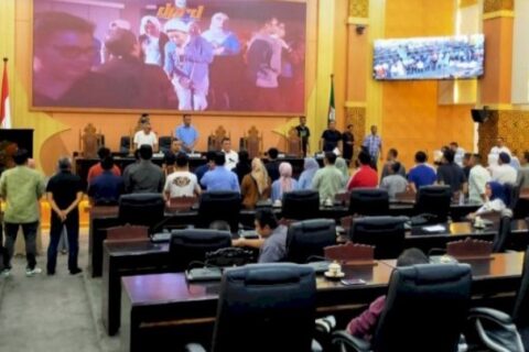Mengintip Gladi Bersih Pelantikan Anggota DPRD Makassar Periode 2024-2029