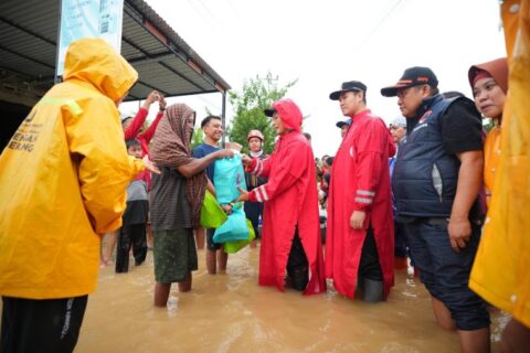 Pj Gubernur Sulsel Pastikan Penanganan Banjir di Pangkep Berjalan Baik