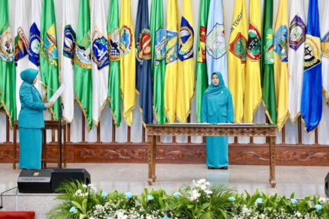 Dr. Andi Indriaty Syaiful Dilantik sebagai Penjabat Ketua TP PKK dan Pembina Posyandu Sulsel