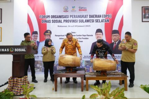 Forum OPD Dinas Sosial se-Sulsel Dibuka: Perkuat SDM Menuju Indonesia Emas
