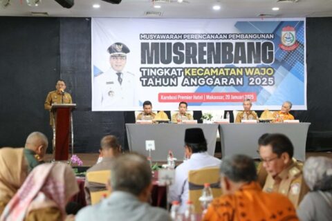 Plh Sekda Makassar Andi Muhammad Yasir Buka Musrenbang Kecamatan Wajo Tahun Anggaran 2025