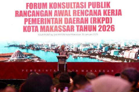 Danny Pomanto Buka Forum Konsultasi Publik RKPD 2026, Tekankan Konektivitas Program Lama dan Baru