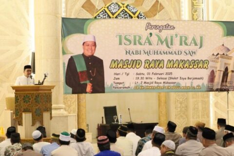 Danny Pomanto Hadiri Peringatan Isra Miraj, Mohon Maaf Jelang Akhir Masa Jabatan