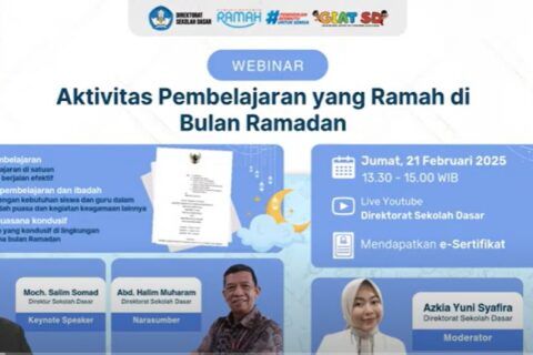 Selama Ramadan, Sekolah Diinstruksikan Atur Jadwal Pembelajaran Lebih Singkat