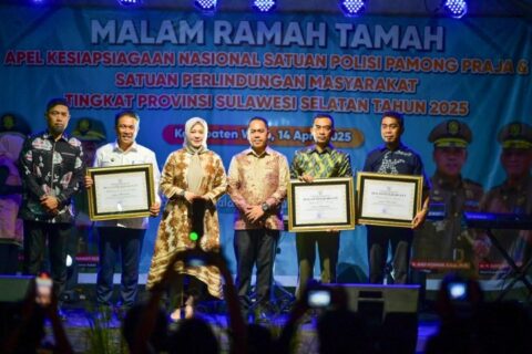 Wagub Sulsel Tegaskan Peran Humanis Satpol PP sebagai Penjaga Ketertiban Daerah