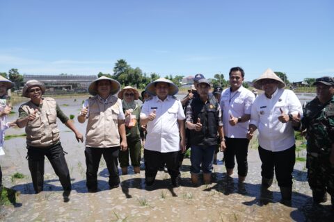 Hadiri Gerakan Menanam Padi, Wali Kota Munafri Tekankan Mendukung Swasembada Pangan